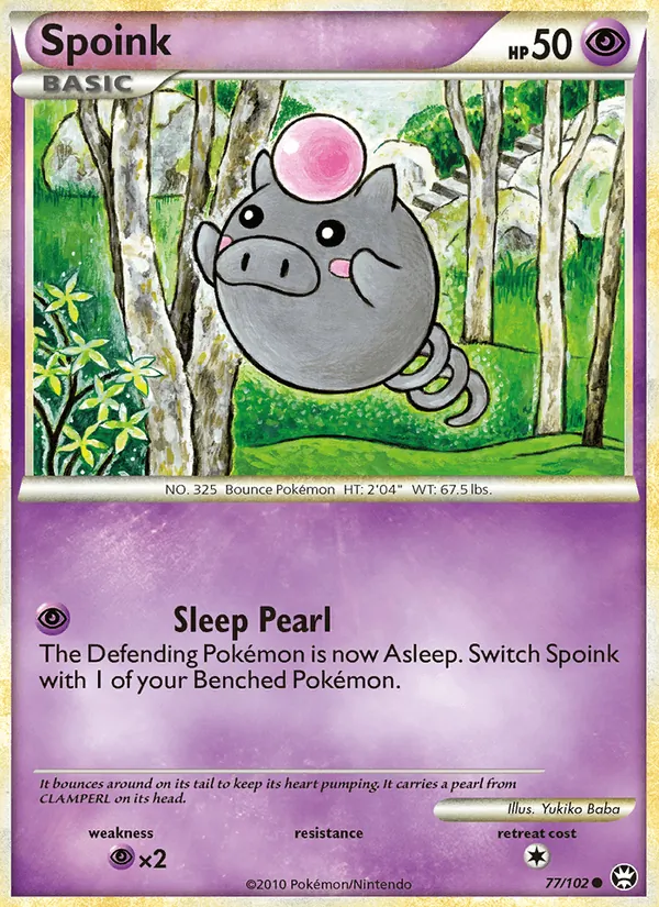 Spoink, Triumphant 077/102