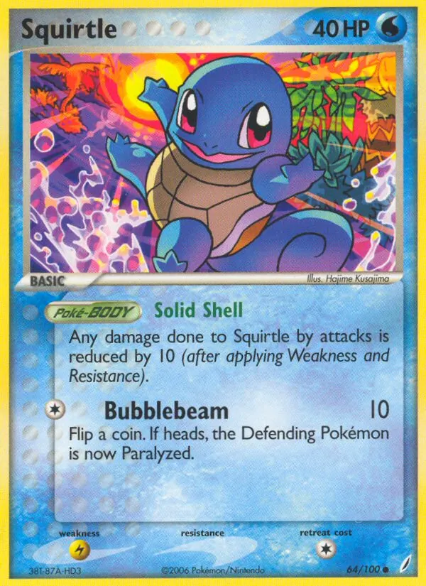 Squirtle, Crystal Guardians 064/100