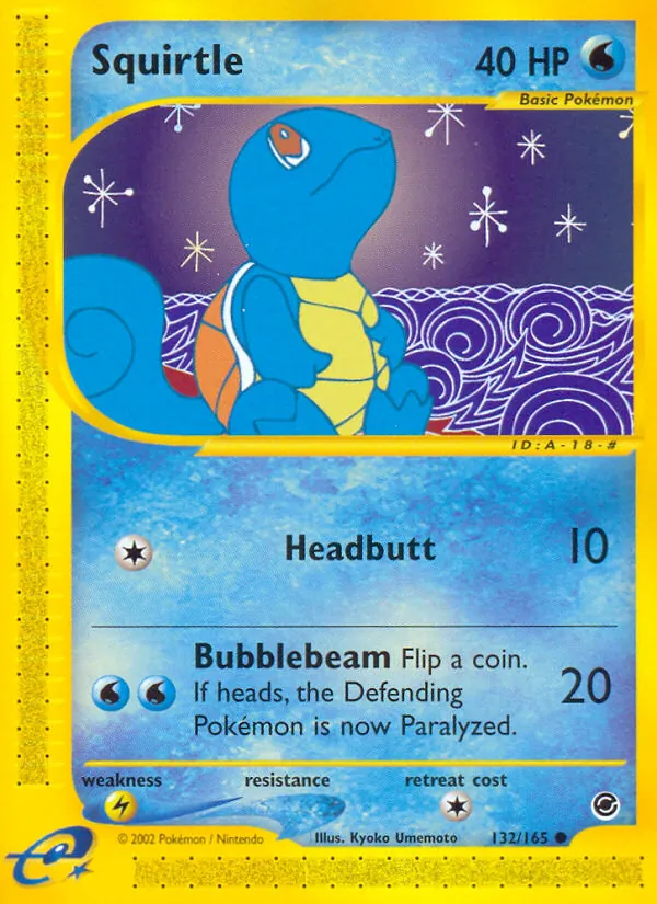 Squirtle, Expedition Base Set 132/165