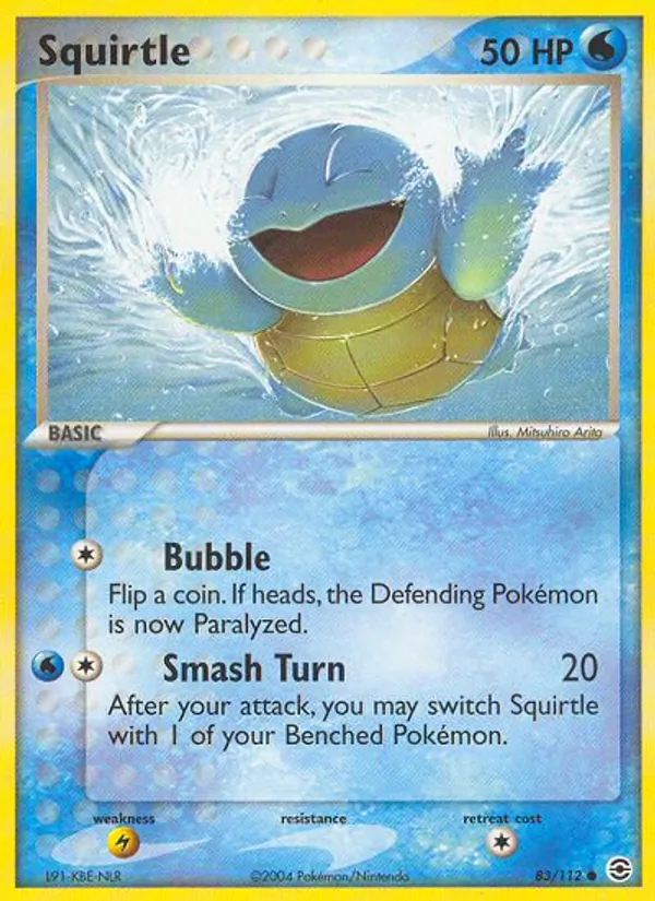 Squirtle, FireRed & LeafGreen 083/112