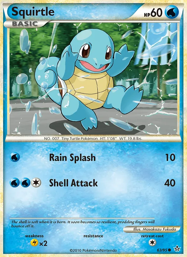 Squirtle, Unleashed 063/095