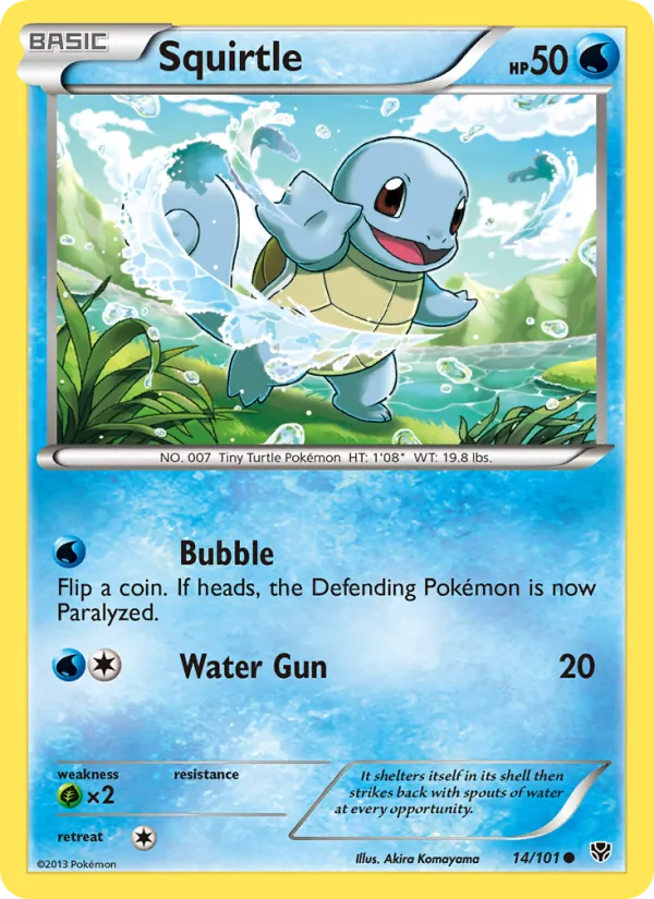 Squirtle, Plasma Blast 014/101