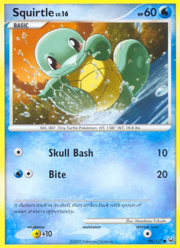 Squirtle, Platinum 096/127