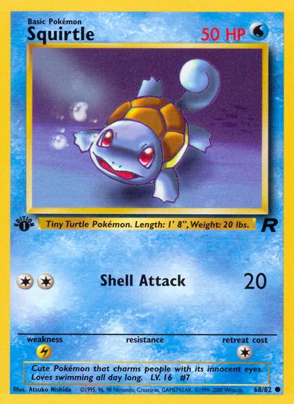 Squirtle, Team Rocket 068/082