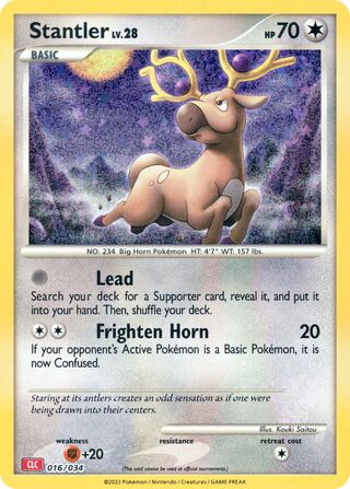 Stantler, Pokémon TCG Classic (Charizard) 016/034