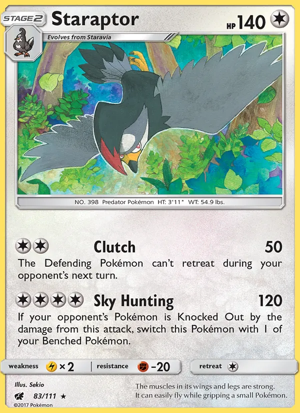 Staraptor, Crimson Invasion 083/111