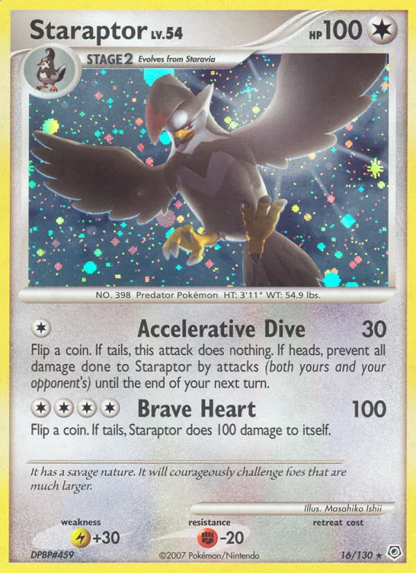 Staraptor, Diamond & Pearl 016/130