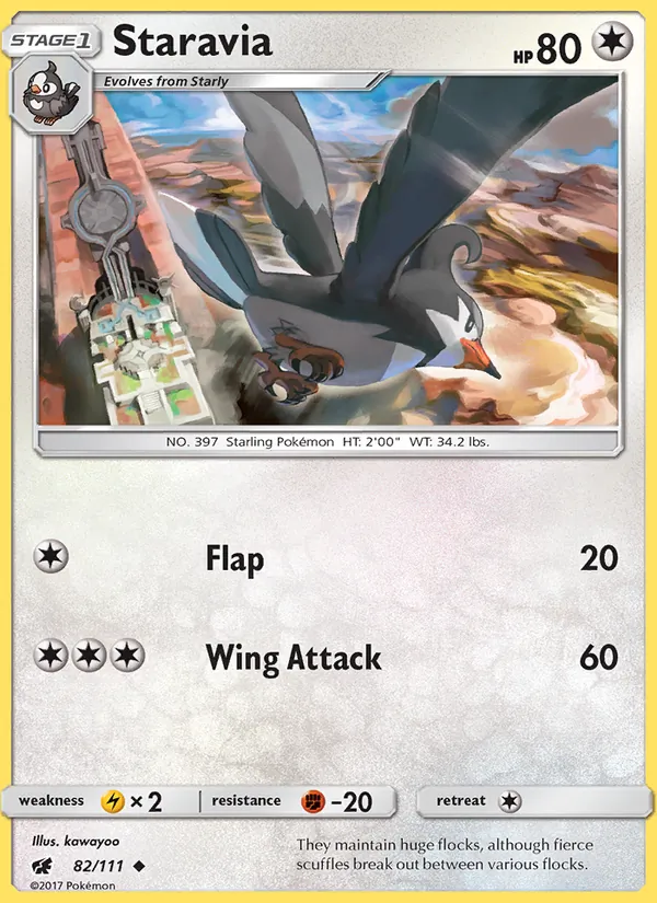 Staravia, Crimson Invasion 082/111