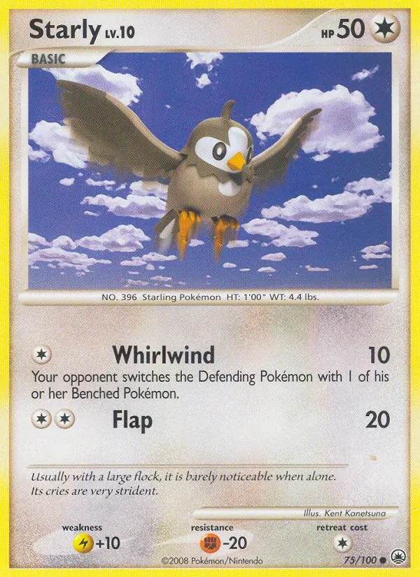 Starly, Majestic Dawn 075/100