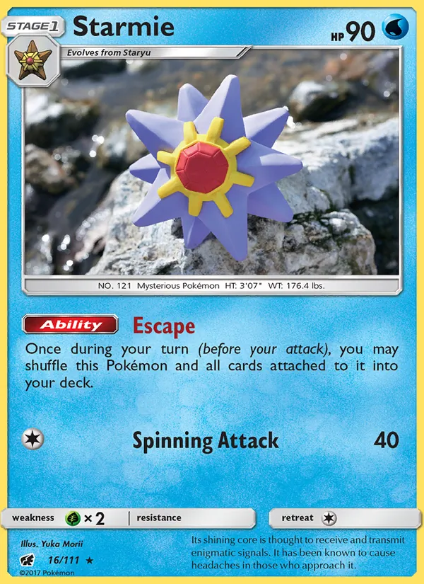 Starmie, Crimson Invasion 016/111
