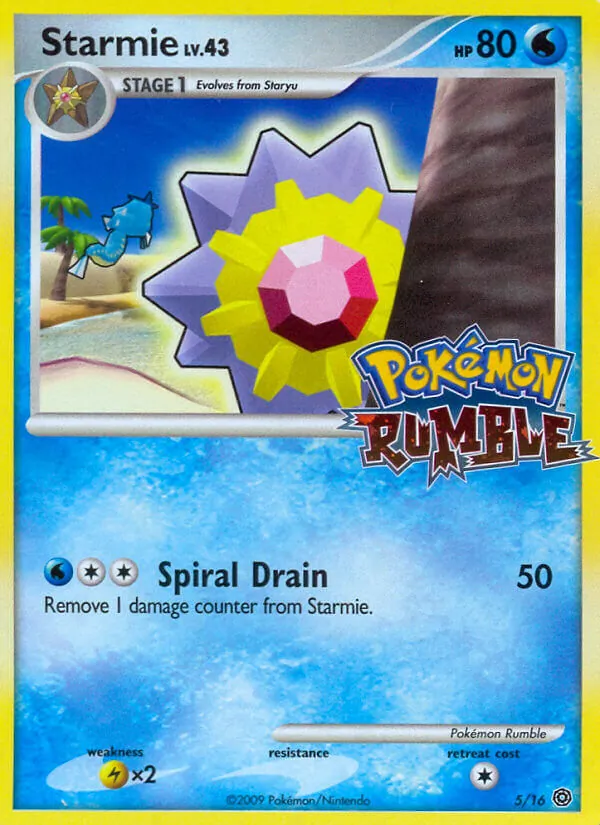 Starmie, Pokémon Rumble 005/016