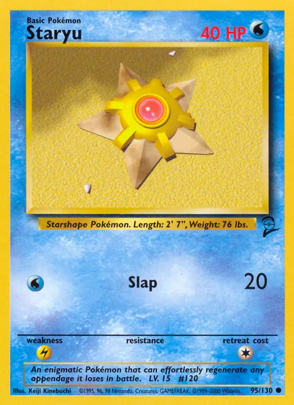 Staryu, Base Set 2 095/130
