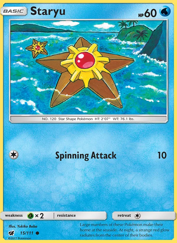 Staryu, Crimson Invasion 015/111