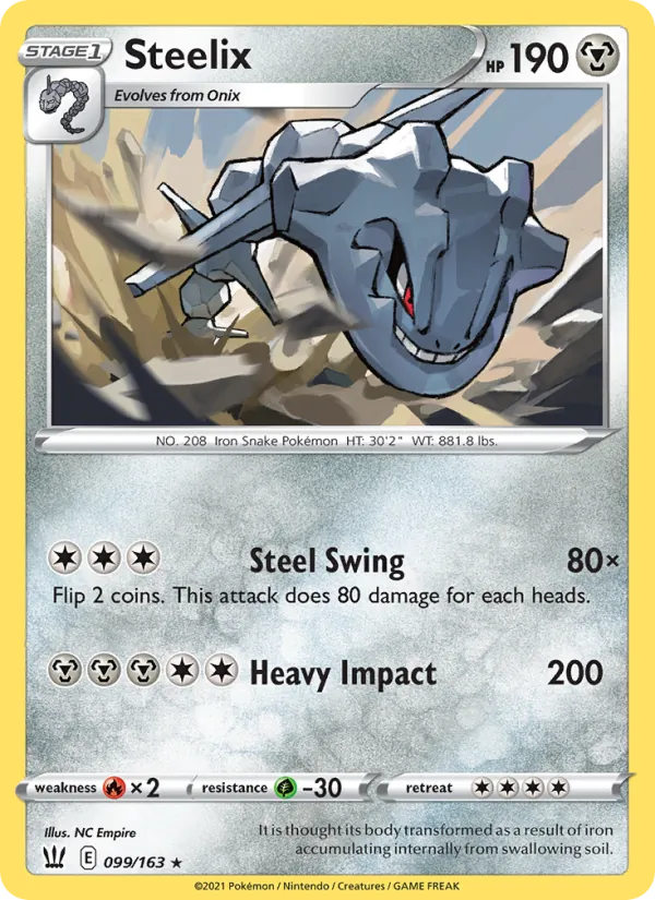 Steelix, Battle Styles 099/163