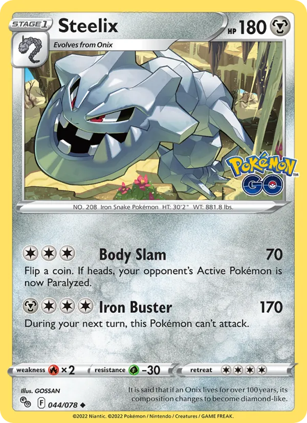 Steelix, Pokémon GO 044/078