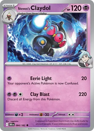 Steven's Claydol, Destined Rivals 084/182