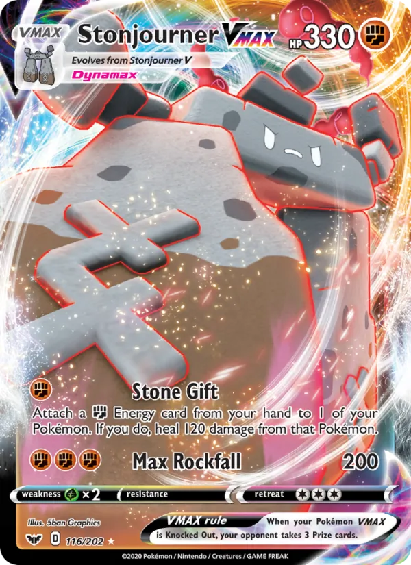 Stonjourner VMAX, Sword & Shield 116/202