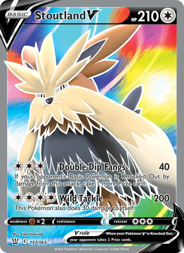 Stoutland V, Battle Styles 157/163