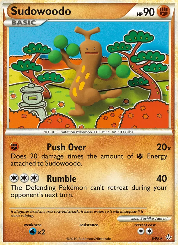 Sudowoodo, Unleashed 009/095