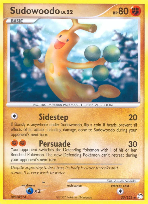 Sudowoodo, Mysterious Treasures 035/123