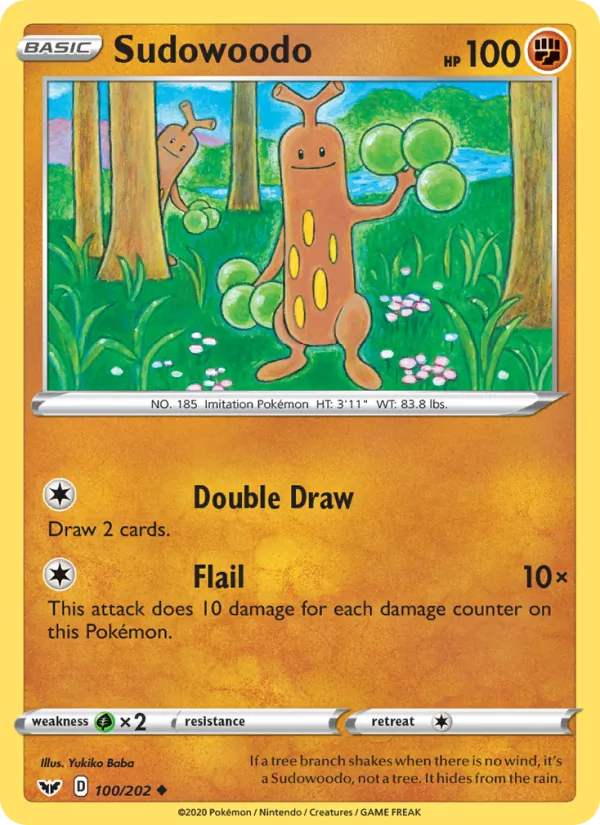 Sudowoodo, Sword & Shield 100/202