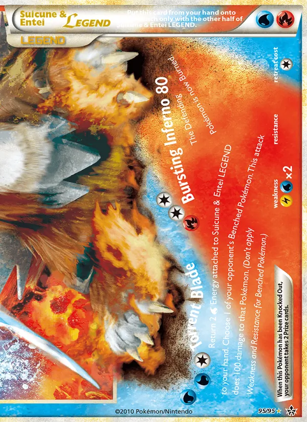 Suicune & Entei LEGEND, Unleashed 095/095