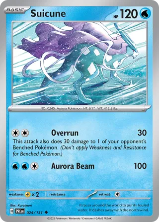 Suicune, Prismatic Evolutions 024/131
