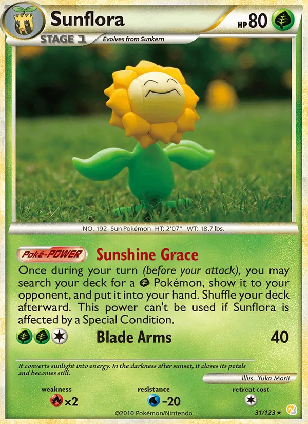 Sunflora, HeartGold & SoulSilver 031/123