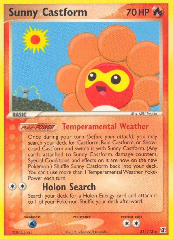 Sunny Castform, Delta Species 031/113