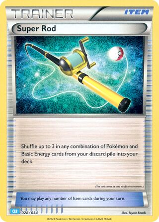 Super Rod, Pokémon TCG Classic (Blastoise) 028/034