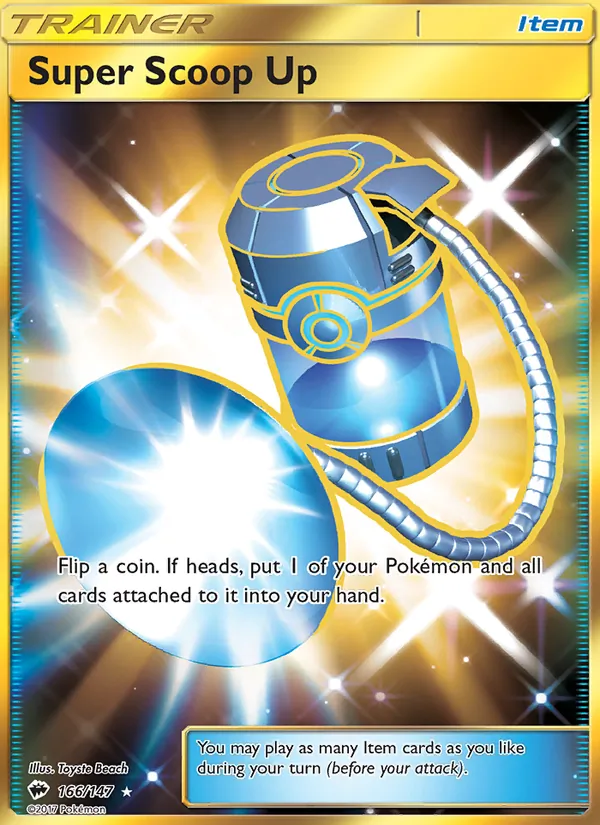 Super Scoop Up, Burning Shadows 166/147
