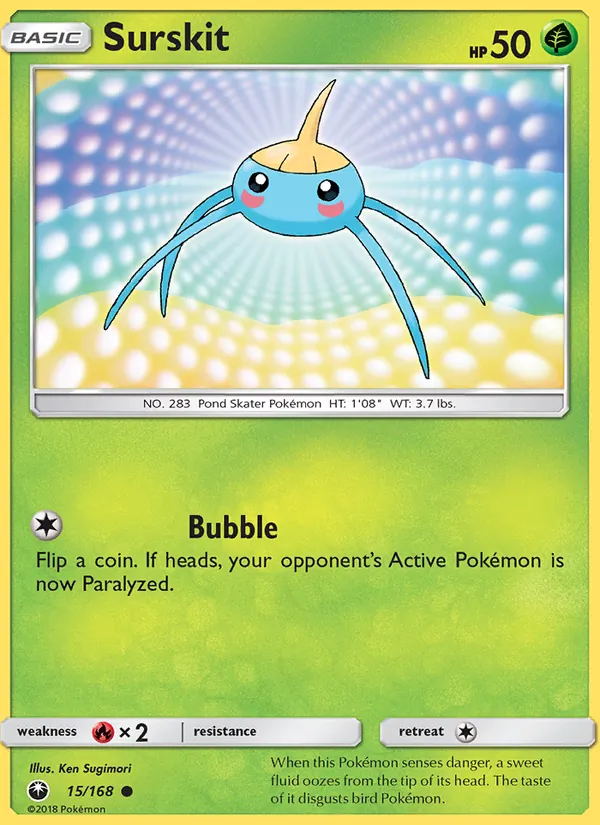 Surskit, Celestial Storm 015/168