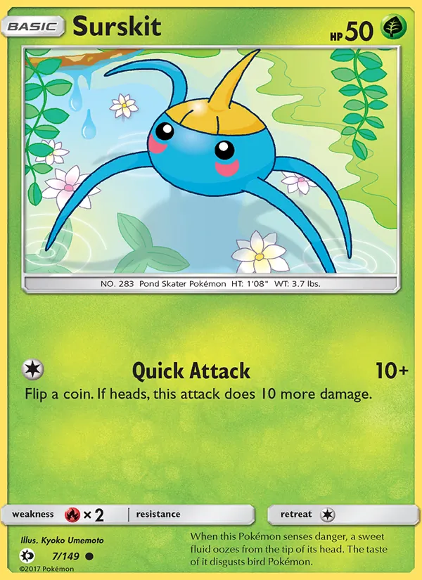 Surskit, Sun & Moon 007/149