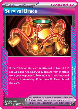 Survival Brace, Play! Pokémon Prize Pack Series Six 164/167