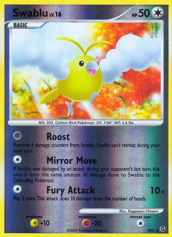 Swablu, Platinum SH5/127