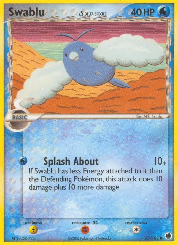 Swablu δ, Dragon Frontiers 065/101