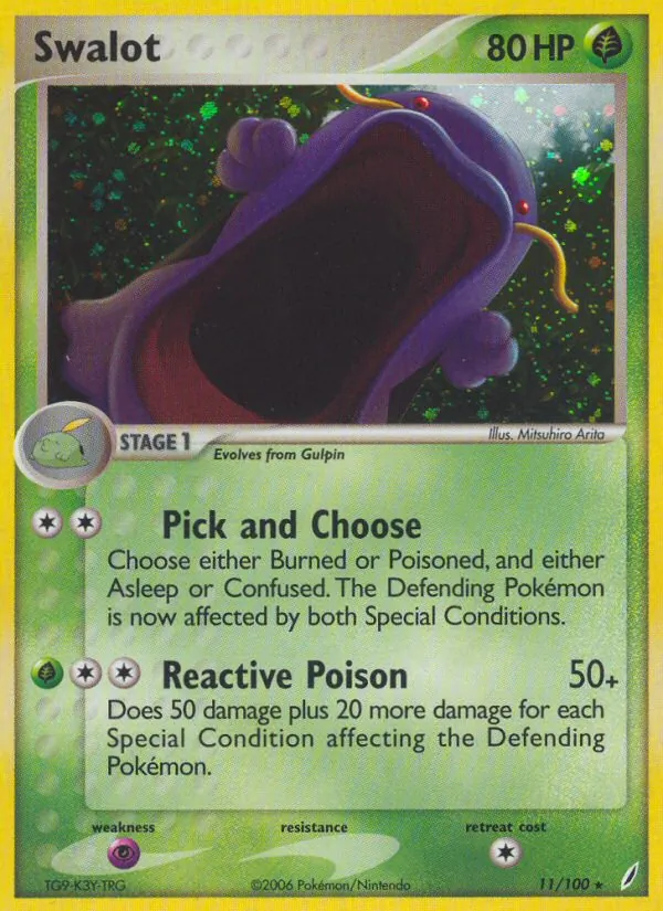 Swalot, Crystal Guardians 011/100