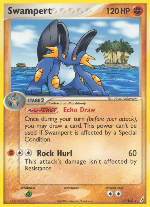 Swampert, Crystal Guardians 027/100