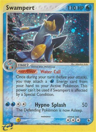 Swampert, WC Deck 2004 (Rocky Beach) 013/109