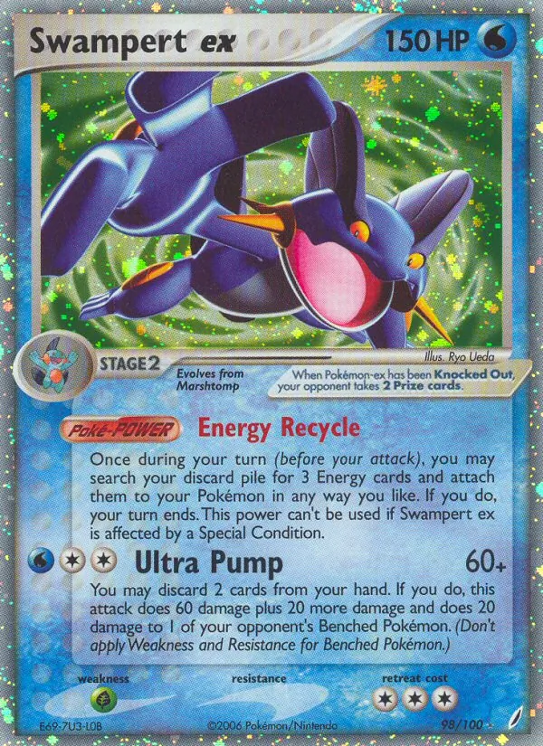 Swampert EX, Crystal Guardians 098/100