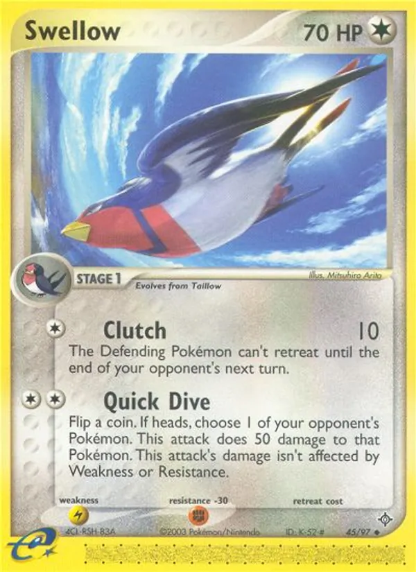 Swellow, Dragon 045/097