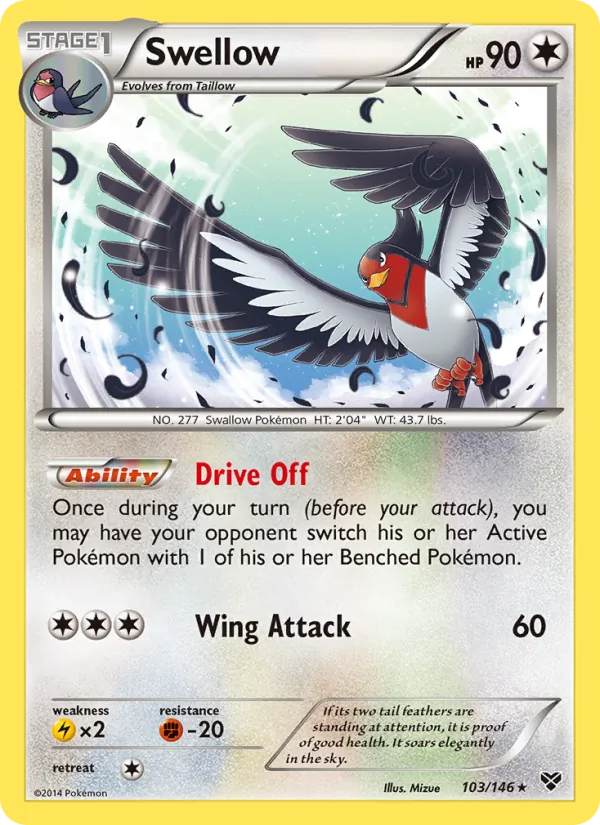 Swellow, XY 103/146