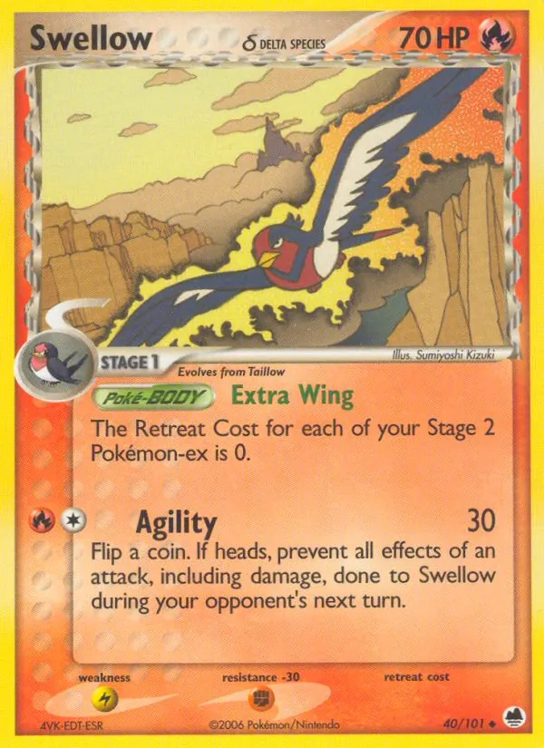 Swellow δ, Dragon Frontiers 040/101