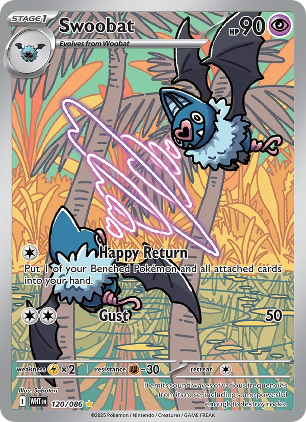 Swoobat, White Flare 120/086