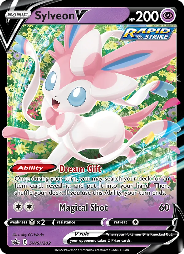 Sylveon V, SWSH Black Star Promos SWSH202/307
