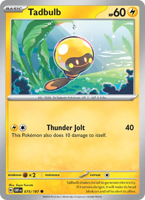 Tadbulb, Obsidian Flames 075/197
