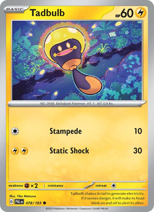Tadbulb, Paldea Evolved 078/193