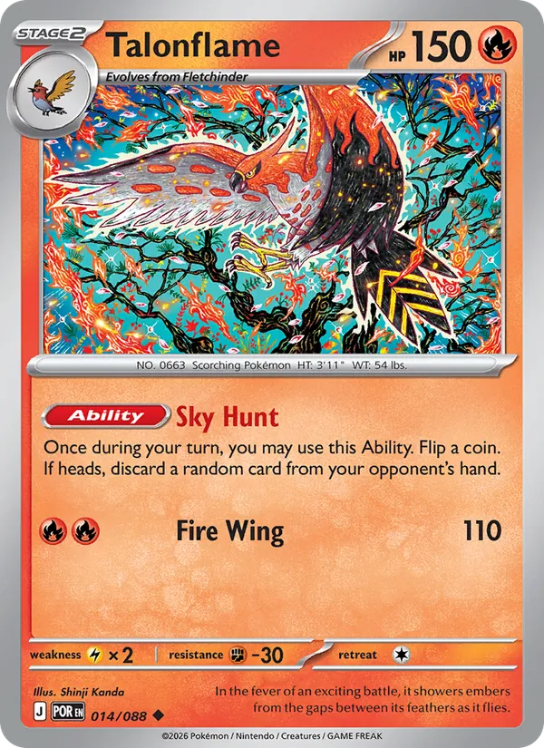 Talonflame, Perfect Order 014/088
