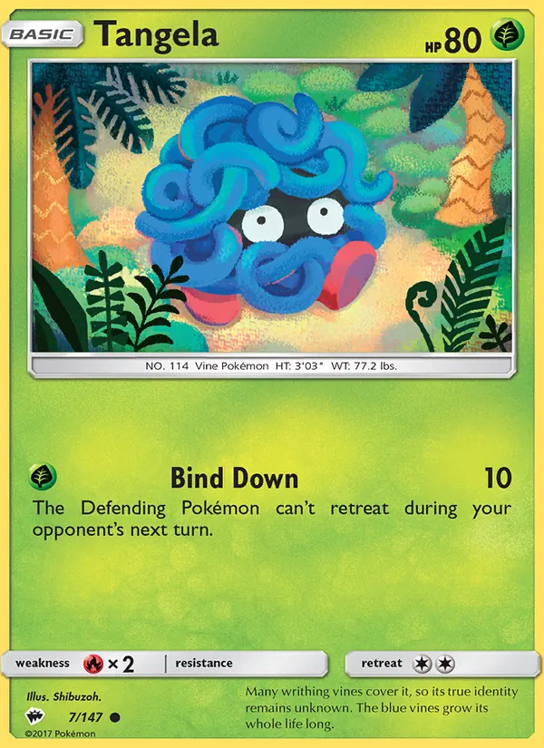 Tangela, Burning Shadows 007/147
