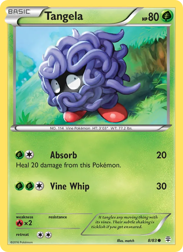 Tangela, Generations 008/083